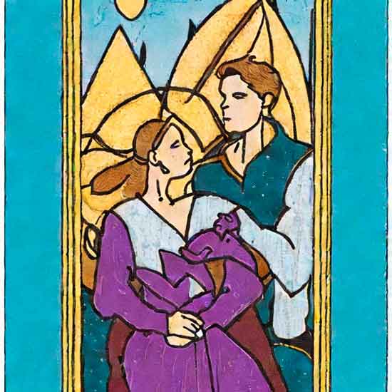 los enamorados invertida tarot marsella