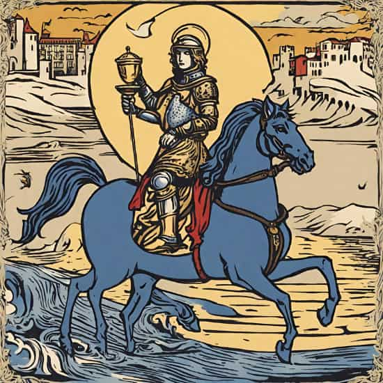 significado del caballo de copas en el tarot de marsella