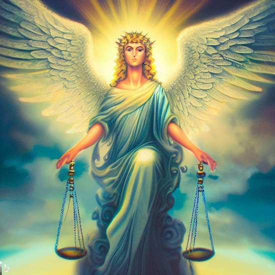 angel de la justicia divina