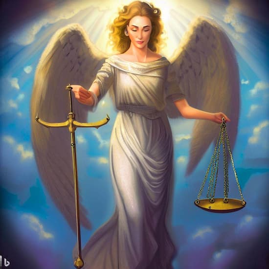 angel de la justicia tarot de los angeles